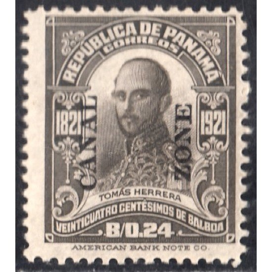 Panamá Zona Canal 47 1921 Tomás Herrera MNH Panamá Zona Canal 47 1921 Tomás Herrera MNH