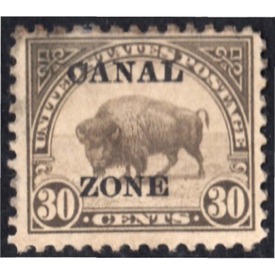 Panamá Zona Canal 74A 1924/26 Animal Búfalo MH