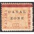 Panamá Zona Canal 15 1904 Mapa zona canal   MH