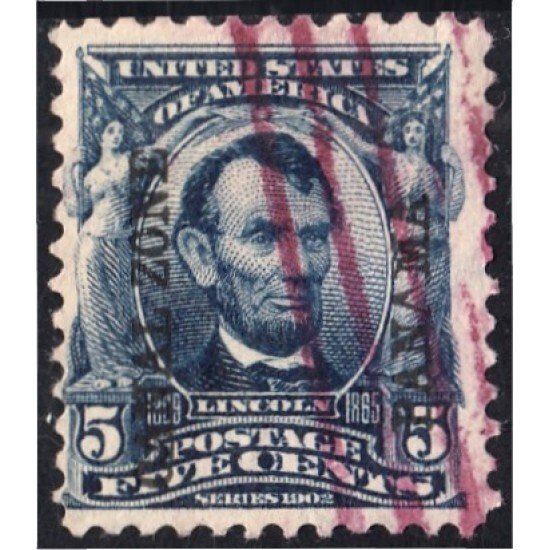 Panamá Zona Canal 7 1904 Abraham Lincoln usados Panamá Zona Canal 7 1904 Abraham Lincoln usados