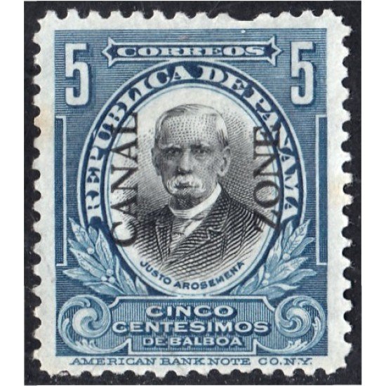 Panamá Zona Canal 29 1910 Justo Arosemena sin goma Panamá Zona Canal 29 1910 Justo Arosemena sin goma