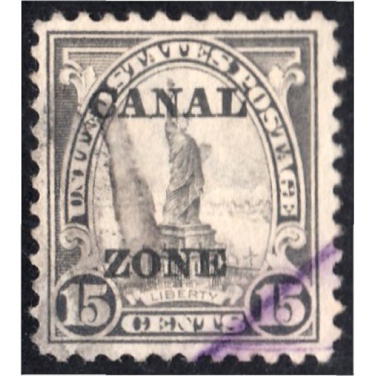 Panamá Zona Canal 71B 1924/26 Estatua de la Libertad usados Panamá Zona Canal 71B 1924/26 Estatua de la Libertad usados