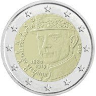 Eslovaquia 2019 2 € euros conmemorativos Milan Rastislav Štefánik