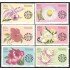 Panama A- 374/79 1967 Flores Flowers MH