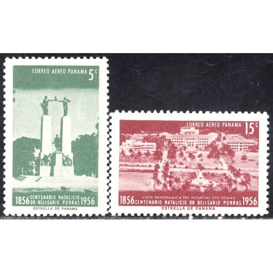 Panama A- 169/70 1956 Dr. Belisario Porras MH Panama A- 169/70 1956 Dr. Belisario Porras MH
