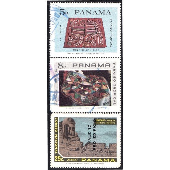 Panama A- 481/83 1972 Turismo Portobello Paraíso Tropical usados Panama A- 481/83 1972 Turismo Portobello Paraíso Tropical usados