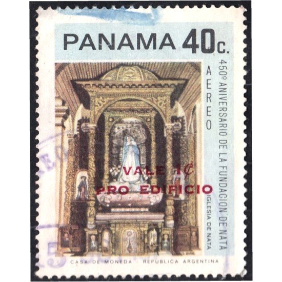 Panama A- 480 1972 Iglesia de Nata usados Panama A- 480 1972 Iglesia de Nata usados