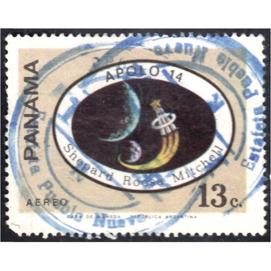 Panama A- 479 1972 Apolo 14 usados Panama A- 479 1972 Apolo 14 usados