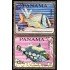 Panama A- 450/51 1968 Peces Fishes usados