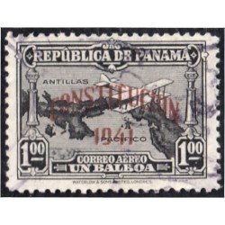 Panama A- 65 1941 Mapa Avión plane  usado