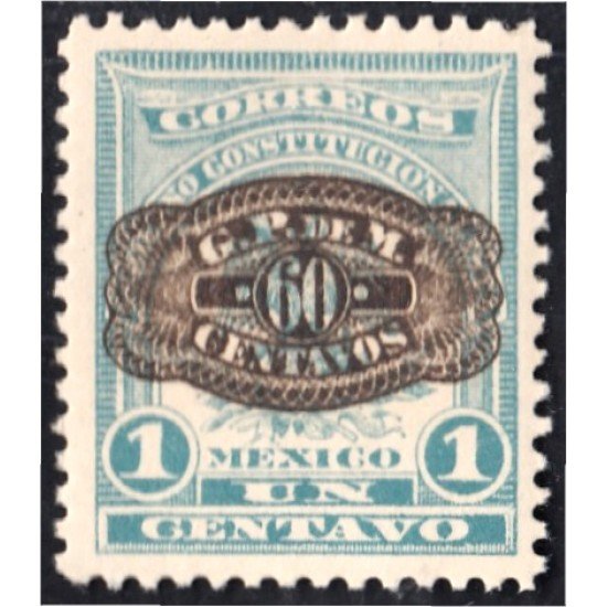 México 386 1916 Escudo Shield MNH México 386 1916 Escudo Shield MNH