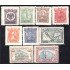 México 346/54 1915/16 Escudos José María Morelos Benito Juárez Cuantemoc MNH