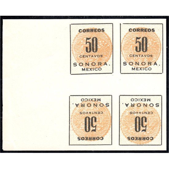 México 285 1914/15 MNH Estado libre y soberano de Sorona tebeche