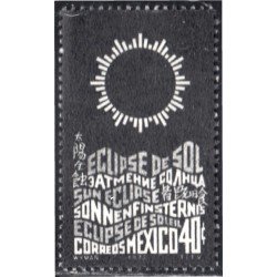 México 770 1970 Eclipse de sol MNH México 770 1970 Eclipse de sol MNH