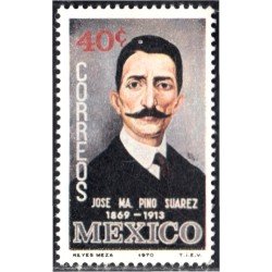 México 768 1970 José María Pino Suárez MNH México 768 1970 José María Pino Suárez MNH