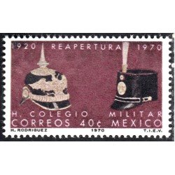 México 767 1970 Reapertura de Colegio Militar MNH México 767 1970 Reapertura de Colegio Militar MNH