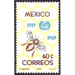 México 757 1969 Organización Internacional de Trabajo Mosquito MNH México 757 1969 Organización Internacional de Trabajo Mosquito MNH
