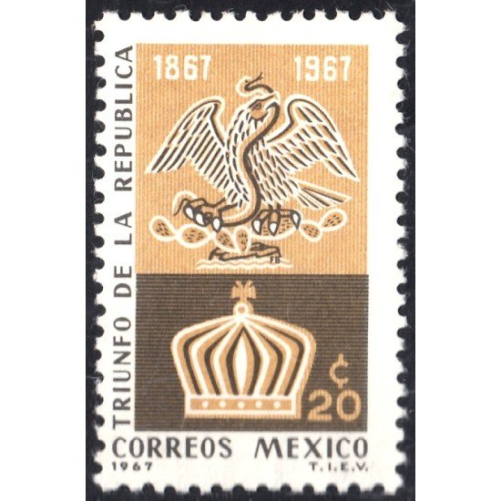 México 733 1967 Triunfo de la República MNH México 733 1967 Triunfo de la República MNH