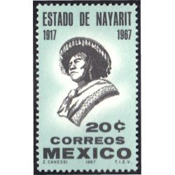 México 731 1967 Estado de Nayarit MNH México 731 1967 Estado de Nayarit MNH