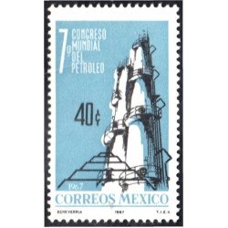 México 730 1967 7º Congreso Mundial del petróleo MNH México 730 1967 7º Congreso Mundial del petróleo MNH