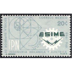 México 725 1966 Escuela Superior de Ingeniería Mecánica y Eléctrica MNH México 725 1966 Escuela Superior de Ingeniería Mecánica y Eléctrica MNH