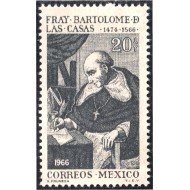 México 724 1966 Fray Bartolomé de las Casas MNH