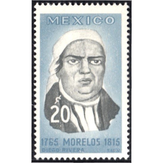 México 720 1965 José María Morelos MNH México 720 1965 José María Morelos MNH