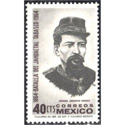 México 711 1964 Coronel Gregorio Méndez MNH México 711 1964 Coronel Gregorio Méndez MNH