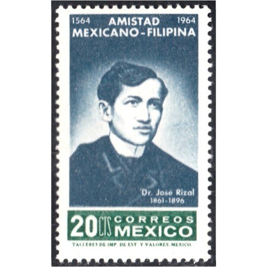 México 709 1964 Dr José Rizal MNH México 709 1964 Dr José Rizal MNH