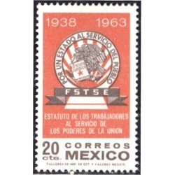 México 707 1964 FSTSE Estatuto de los trabajadores MNH México 707 1964 FSTSE Estatuto de los trabajadores MNH