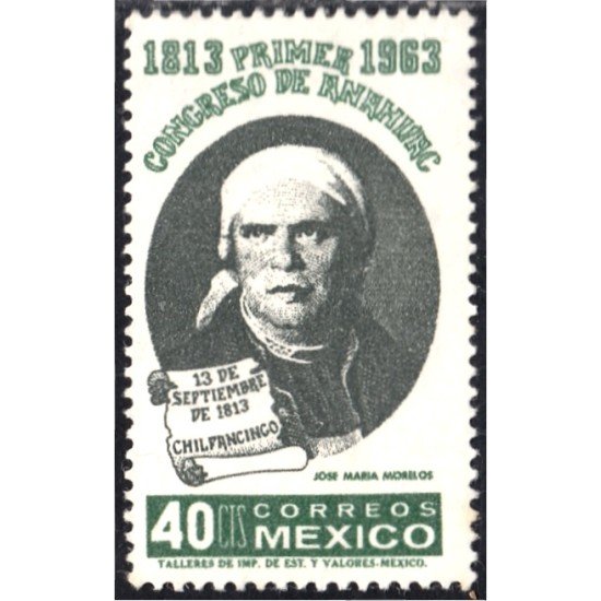 México 698 1963 José María Morelos MNH México 698 1963 José María Morelos MNH