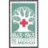 México 697 1963 Centenario de La Cruz Roja MNH