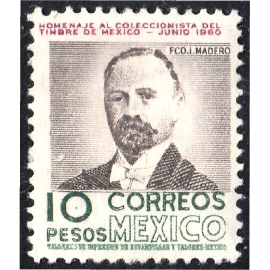 México 668A 1960 Francisco I. Madero MNH México 668A 1960 Francisco I. Madero MNH