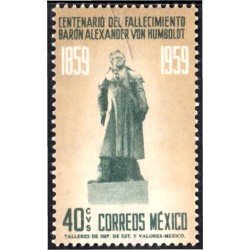 México 668 1960 Barón Alexander Von Humbolt MNH México 668 1960 Barón Alexander Von Humbolt MNH