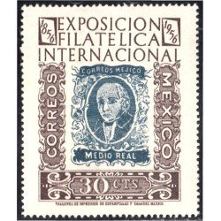 México 657 1956 Exposición Filatélica Internacional MNH México 657 1956 Exposición Filatélica Internacional MNH