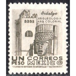 México 649H 1955/56 Arquitectura Colonial Hidalgo MNH México 649H 1955/56 Arquitectura Colonial Hidalgo MNH