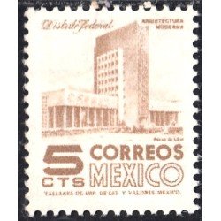 México 649A 1955-56 Arquitectura Moderna Distrito Federal MNH México 649A 1955-56 Arquitectura Moderna Distrito Federal MNH