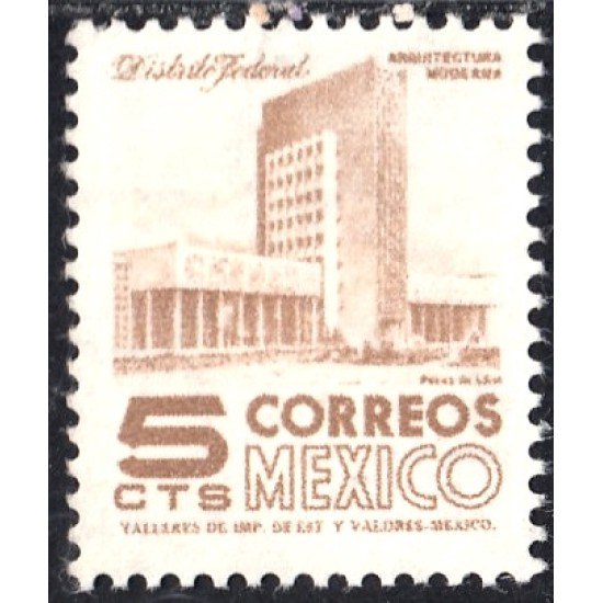 México 649A 1955-56 Arquitectura Moderna Distrito Federal MNH