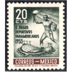 México 649 1955 II Juegos Deportivos Panamericanos MNH México 649 1955 II Juegos Deportivos Panamericanos MNH