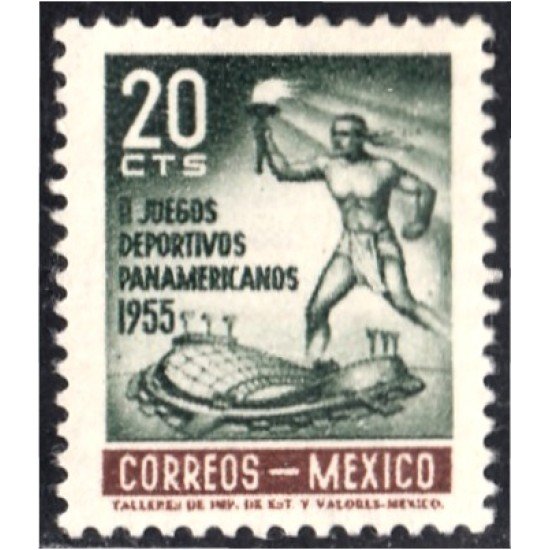 México 649 1955 II Juegos Deportivos Panamericanos MNH México 649 1955 II Juegos Deportivos Panamericanos MNH