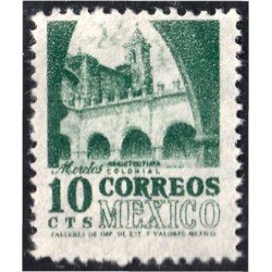 México 629 1950/52 Convento dominico de Morelos MNH México 629 1950/52 Convento dominico de Morelos MNH