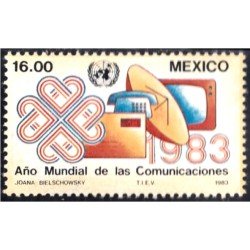 México 1005 1983 Año Mundial de las Comunicaciones MNH México 1005 1983 Año Mundial de las Comunicaciones MNH