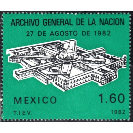 México 993 1982 Archivo General de la Nación MNH México 993 1982 Archivo General de la Nación MNH