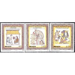 México 982/84 1982 Personajes prehispánicos Tariacuri Acamapichtli Venado pechera de Tigre MNH México 982/84 1982 Personajes prehispánicos Tariacuri Acamapichtli Venado pechera de Tigre MNH