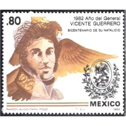 México 981 1982 General Vicente Guerrero MNH México 981 1982 General Vicente Guerrero MNH