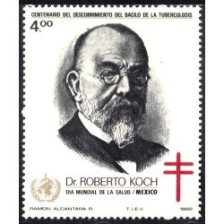 México 968 1982 Dr. Roberto Koch MNH México 968 1982 Dr. Roberto Koch MNH