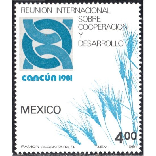 México 954 1981 Reunión Internacional sobre cooperación y desarrollo MNH México 954 1981 Reunión Internacional sobre cooperación y desarrollo MNH