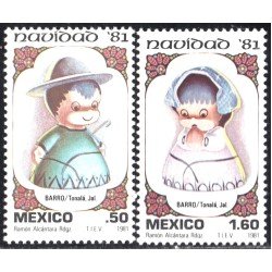 México 950/51 1981 Navidad Christmas MNH México 950/51 1981 Navidad Christmas MNH