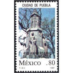 México 926a 1981 450º Aniversario de la fundación de la Ciudad de Puebla MNH México 926a 1981 450º Aniversario de la fundación de la Ciudad de Puebla MNH