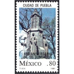 México 926 1981 450º Aniversario de la fundación de la Ciudad de Puebla MNH México 926 1981 450º Aniversario de la fundación de la Ciudad de Puebla MNH